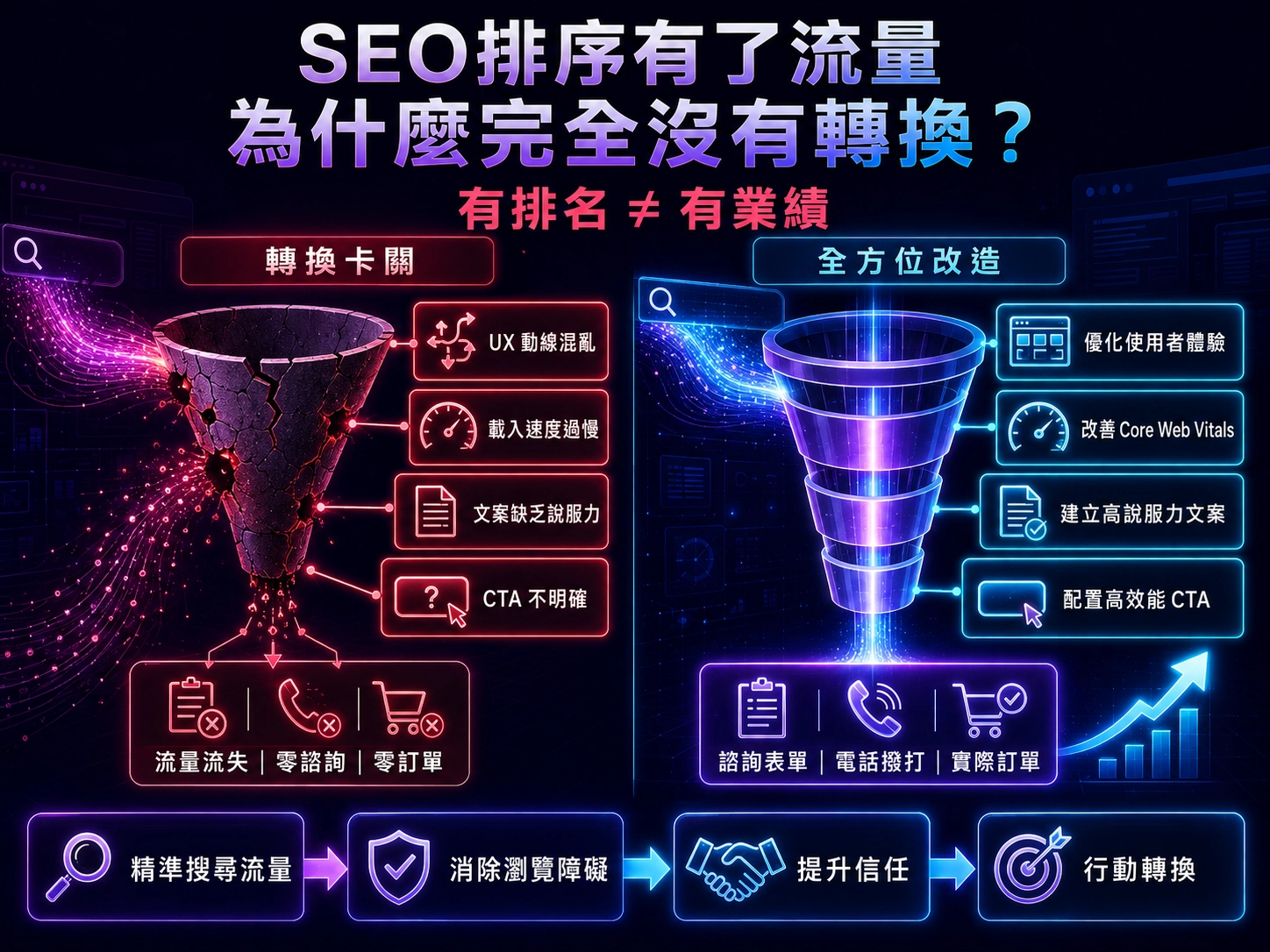 SEO流量卡關